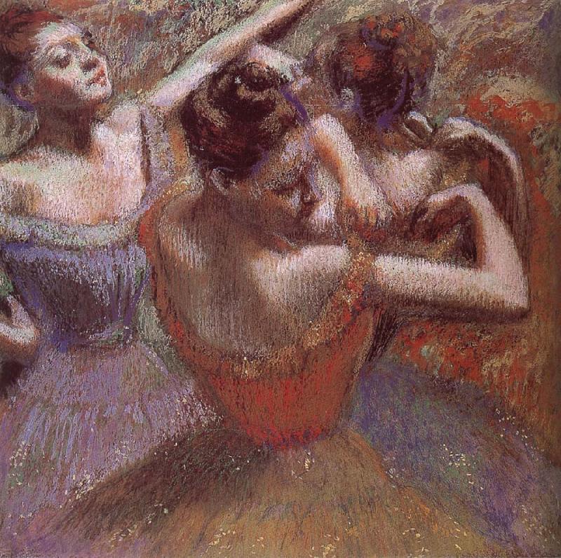 Edgar Degas Dancer triming dress oil painting picture